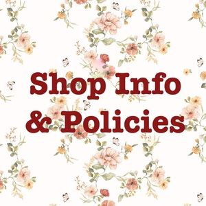 Shop Info and Policies